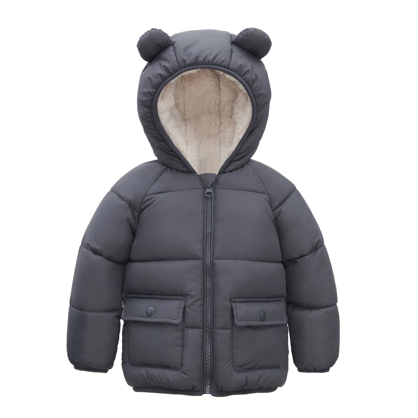 Baby Boys' Water-Resistant Sherpa Fleece Lined Puffer Jacket Winter Coat for Newborn Infants Toddler Coats & Jackets Rokka & Rolla