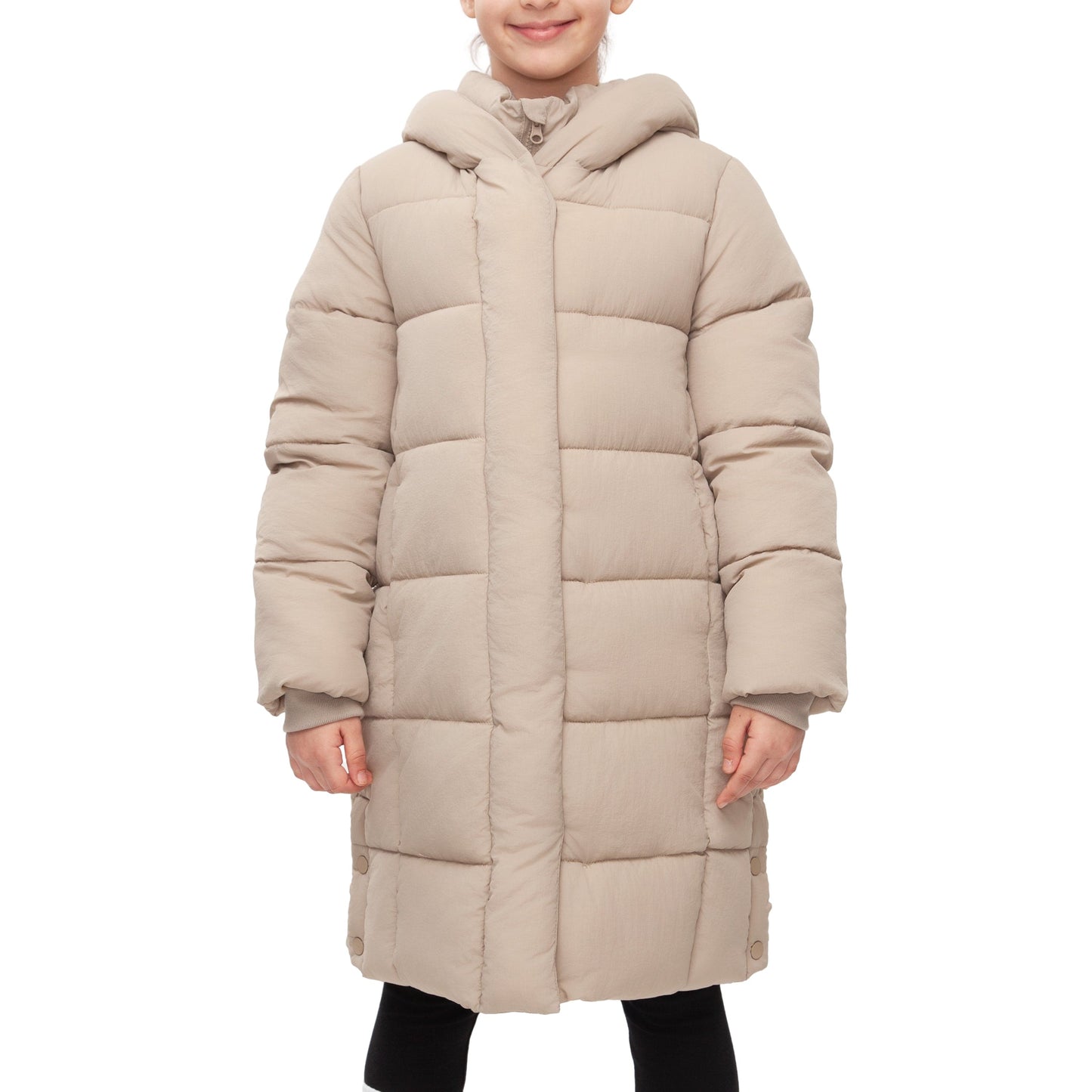 Big Girls' Knee Length Puffer Coat Rokka&Rolla