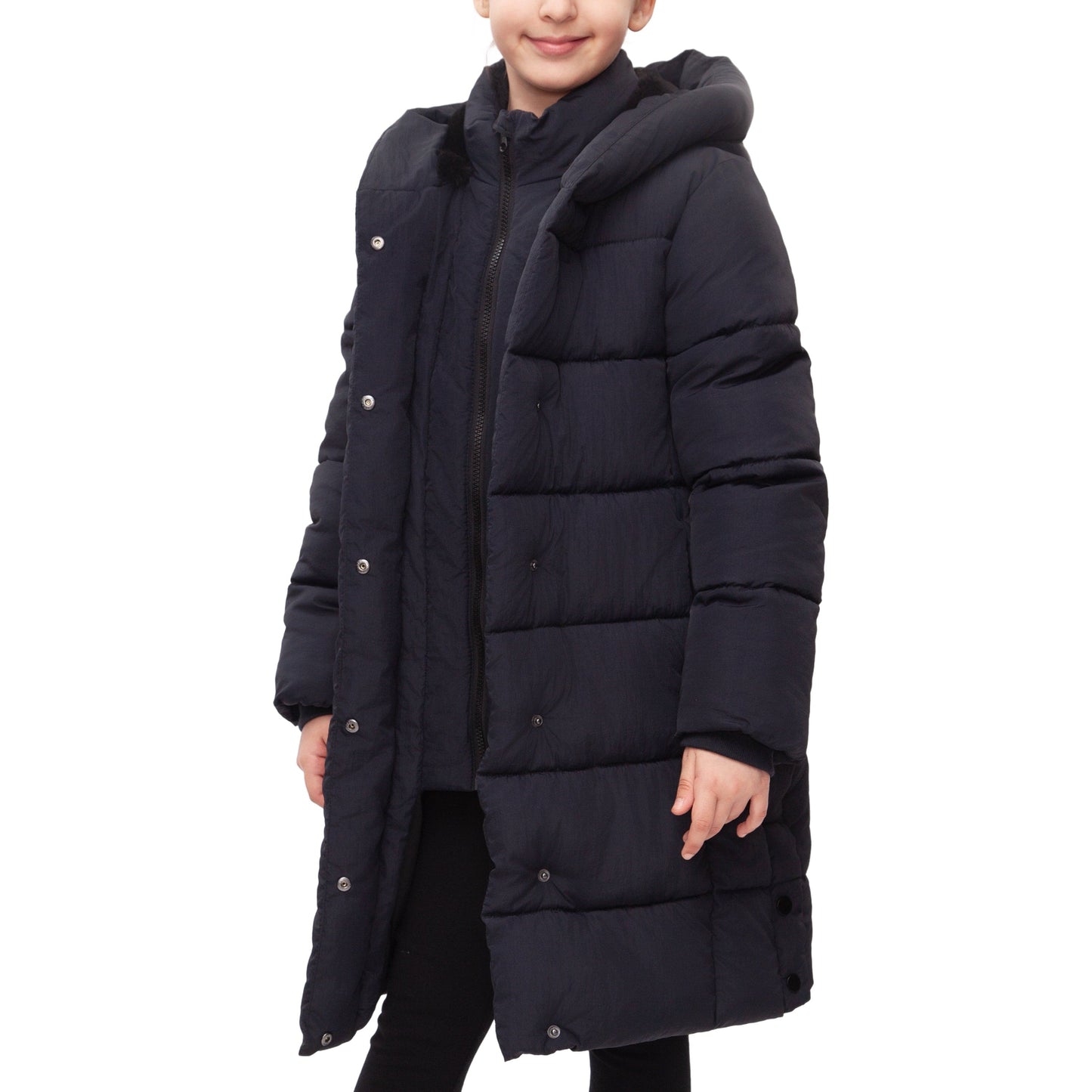 Big Girls' Knee Length Puffer Coat Rokka&Rolla