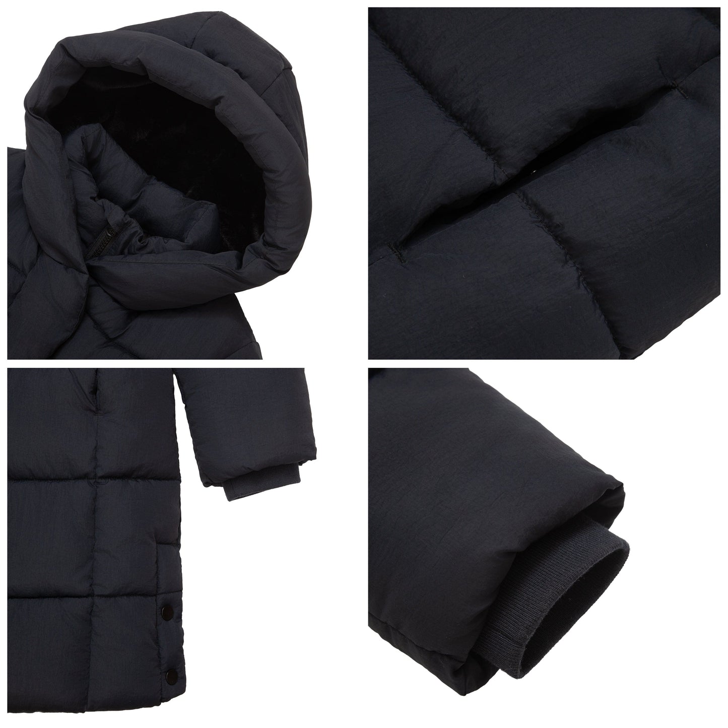 Big Girls' Knee Length Puffer Coat Rokka&Rolla