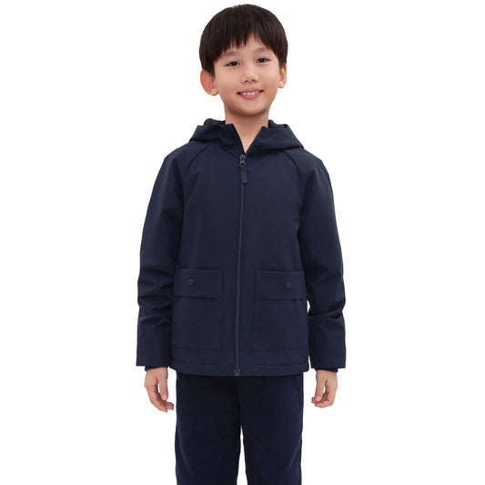 Boy's Hooded Water-Resistant Parka Windbreaker Jacket Coats & Jackets Rokka & Rolla