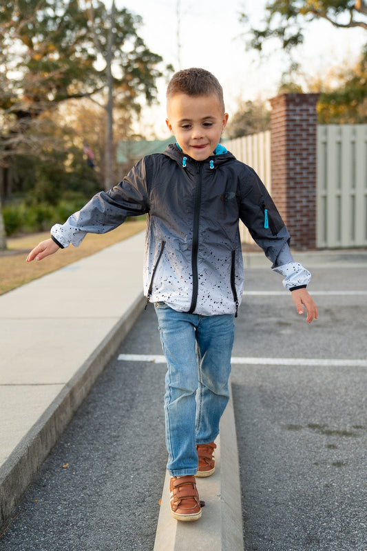 Boys' Lightweight Hooded Windbreaker Coats & Jackets Rokka & Rolla