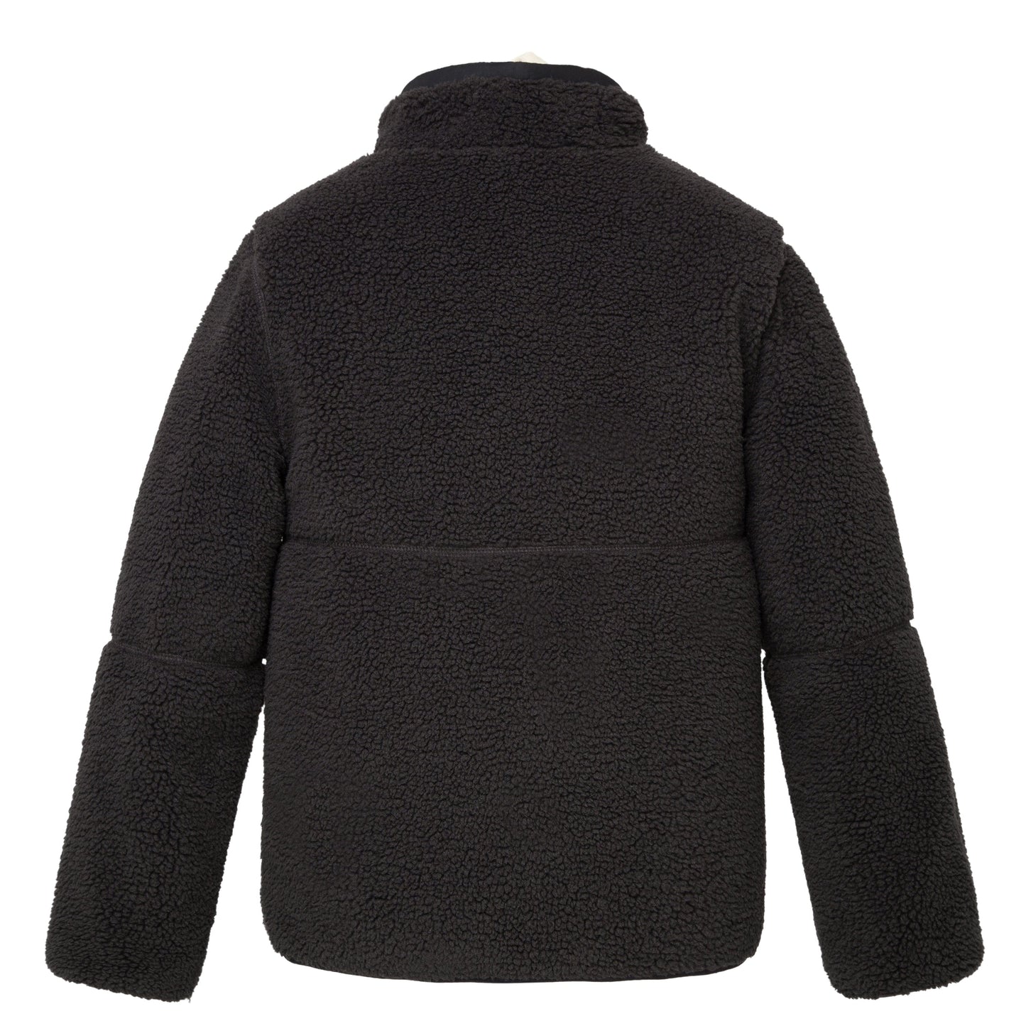 Boys Reversible Puffer Fleece Jacket Water Resistant Warm Outerwear - Black Coats & Jackets Rokka&Rolla