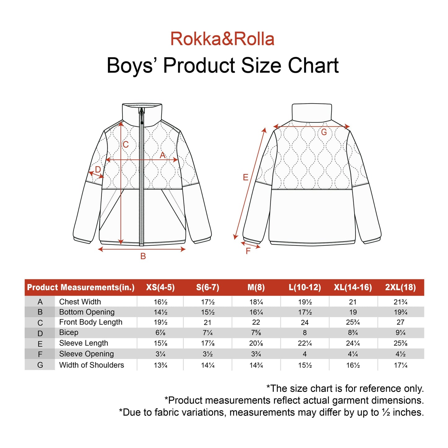 Boys Reversible Puffer Fleece Jacket Water Resistant Warm Outerwear - Navy Coats & Jackets Rokka&Rolla