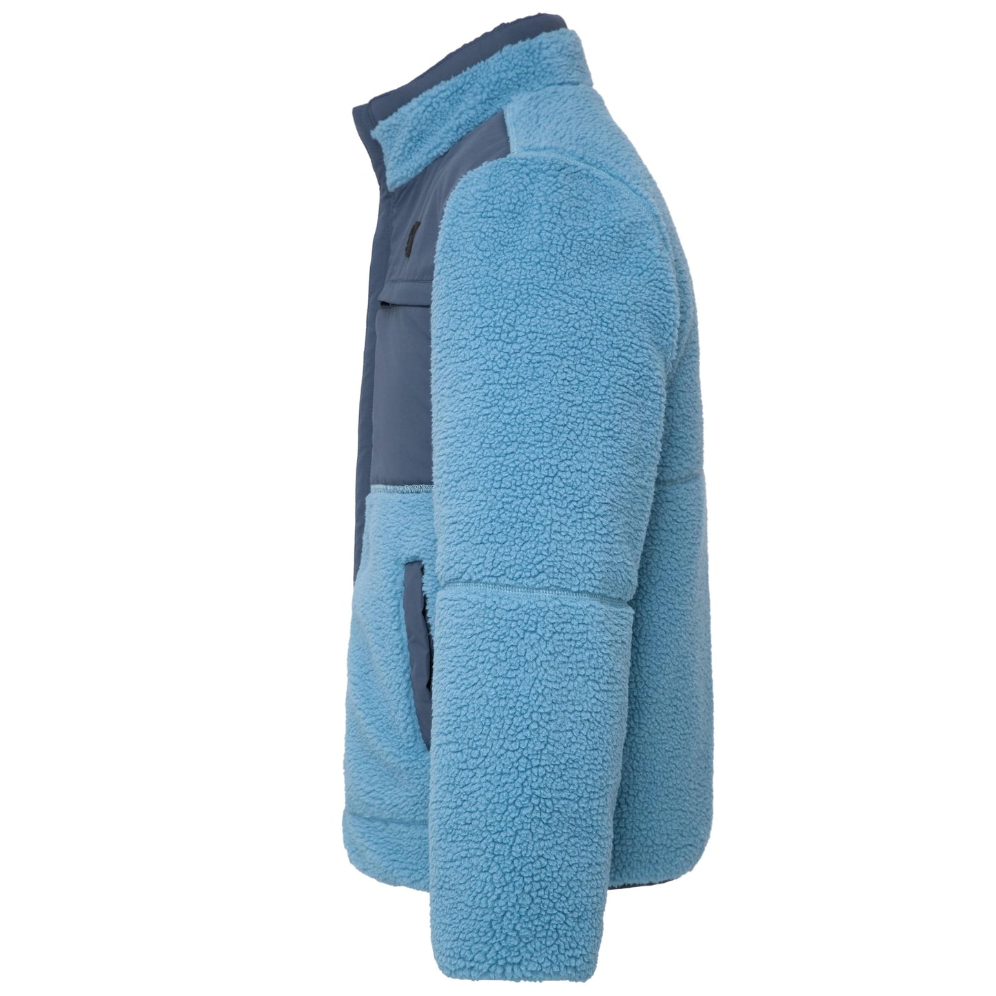 Boys Reversible Puffer Fleece Jacket Water Resistant Warm Outerwear - Navy Coats & Jackets Rokka&Rolla