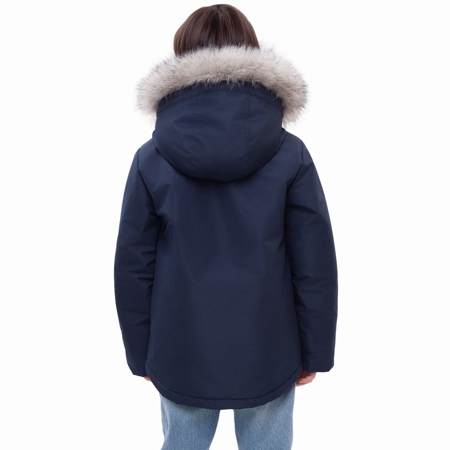 Boys' Water-Resistant Ripstop Shell Parka Jacket Fleece Lined Winter Coat Rokka&Rolla