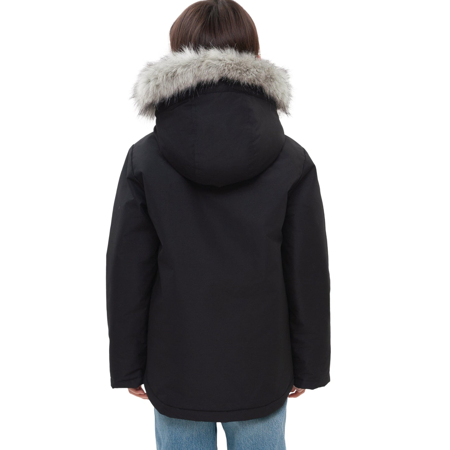 Boys' Water-Resistant Ripstop Shell Parka Jacket Fleece Lined Winter Coat Rokka&Rolla