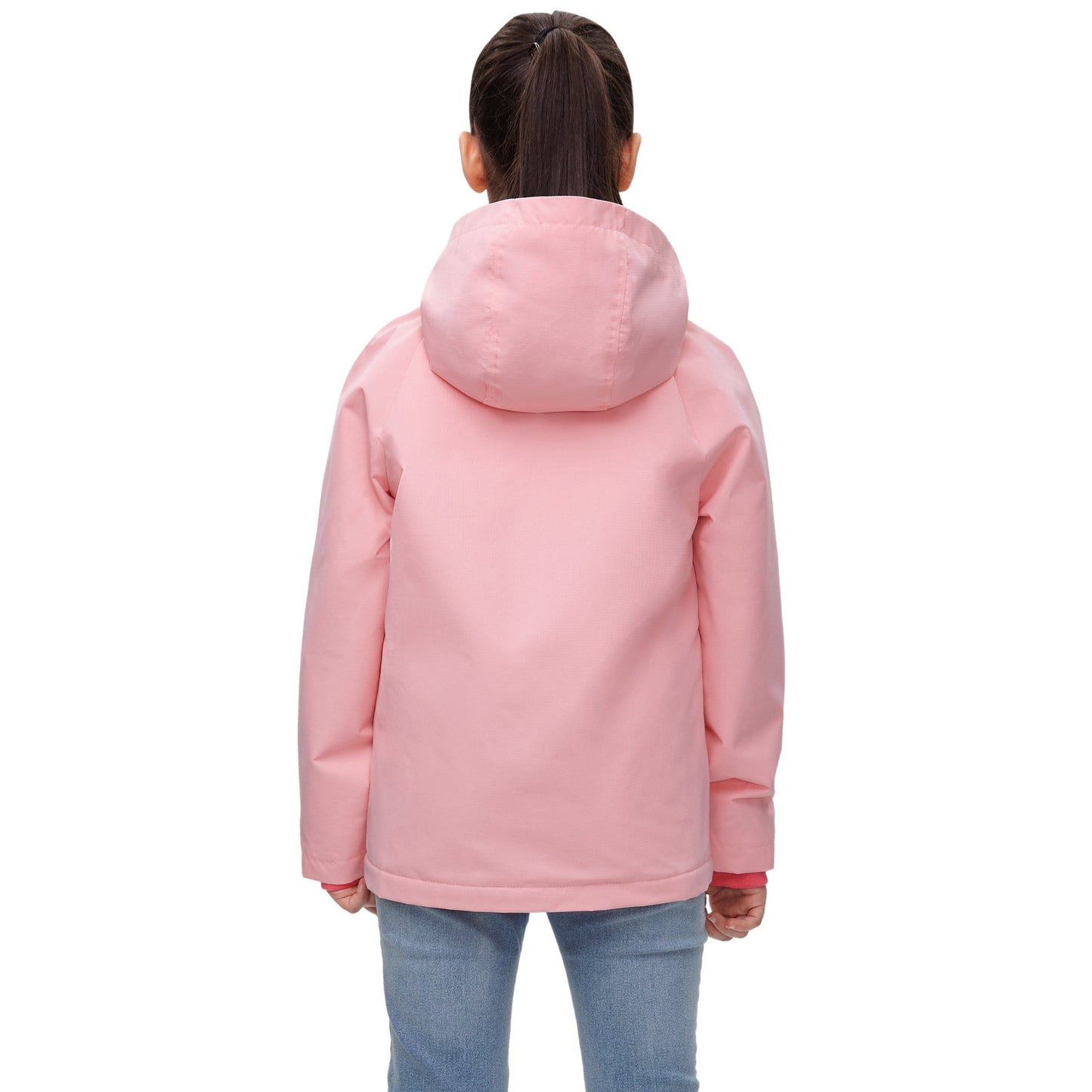 Girl's Hooded Water-Resistant Parka Windbreaker Jacket Coats & Jackets Rokka & Rolla