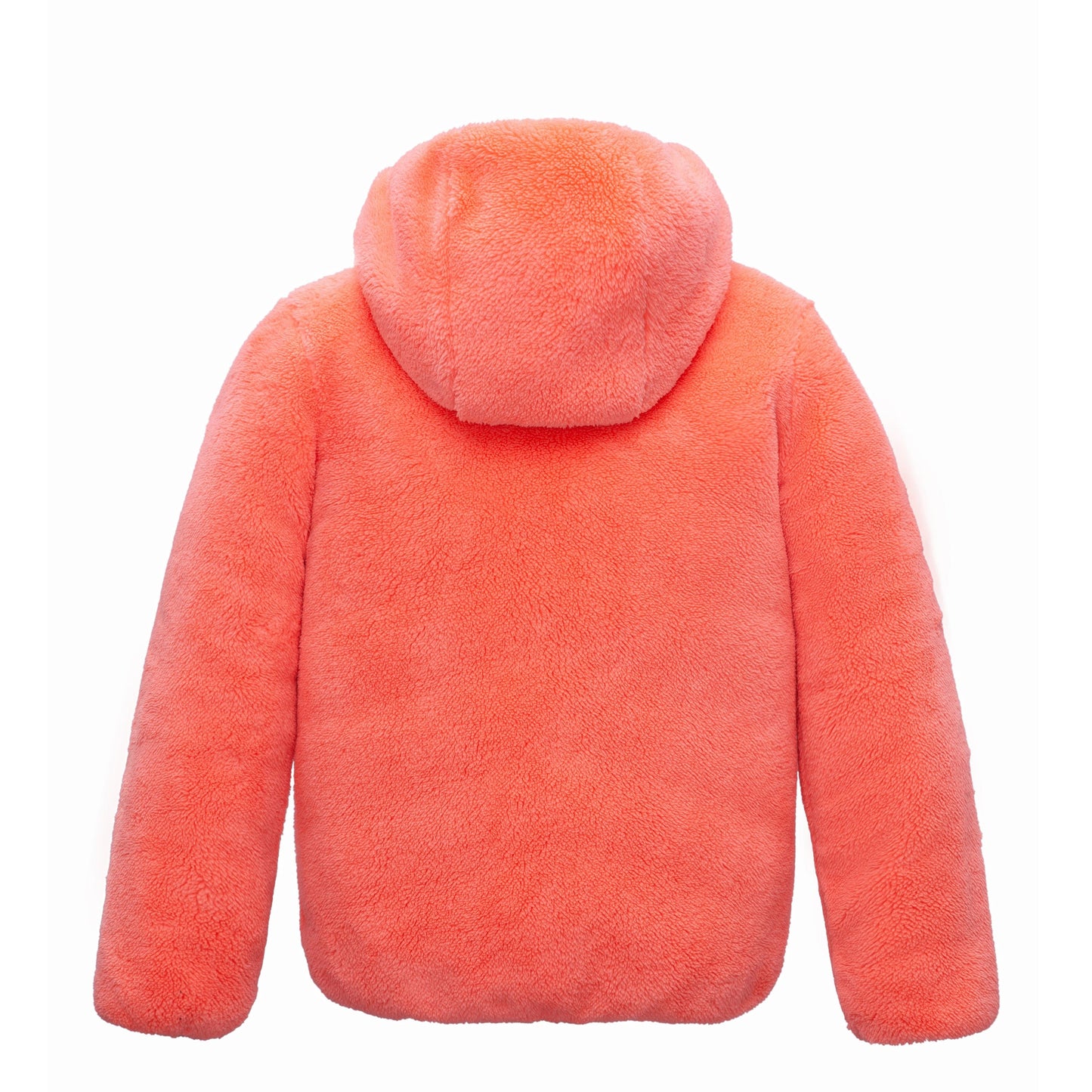 Girls Reversible Puffer Jacket with Gradient Print Solid Color Quilted Outerwear - Rose Quartz Gradient Coats & Jackets Rokka&Rolla