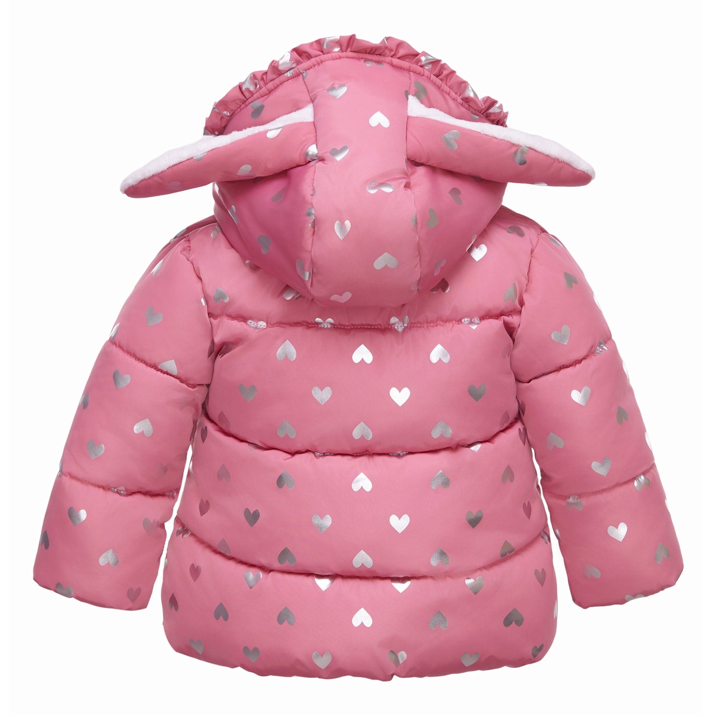 Infant Girls' Soft Fur Hooded Puffer Jacket Baby & Toddler Outerwear Rokka & Rolla