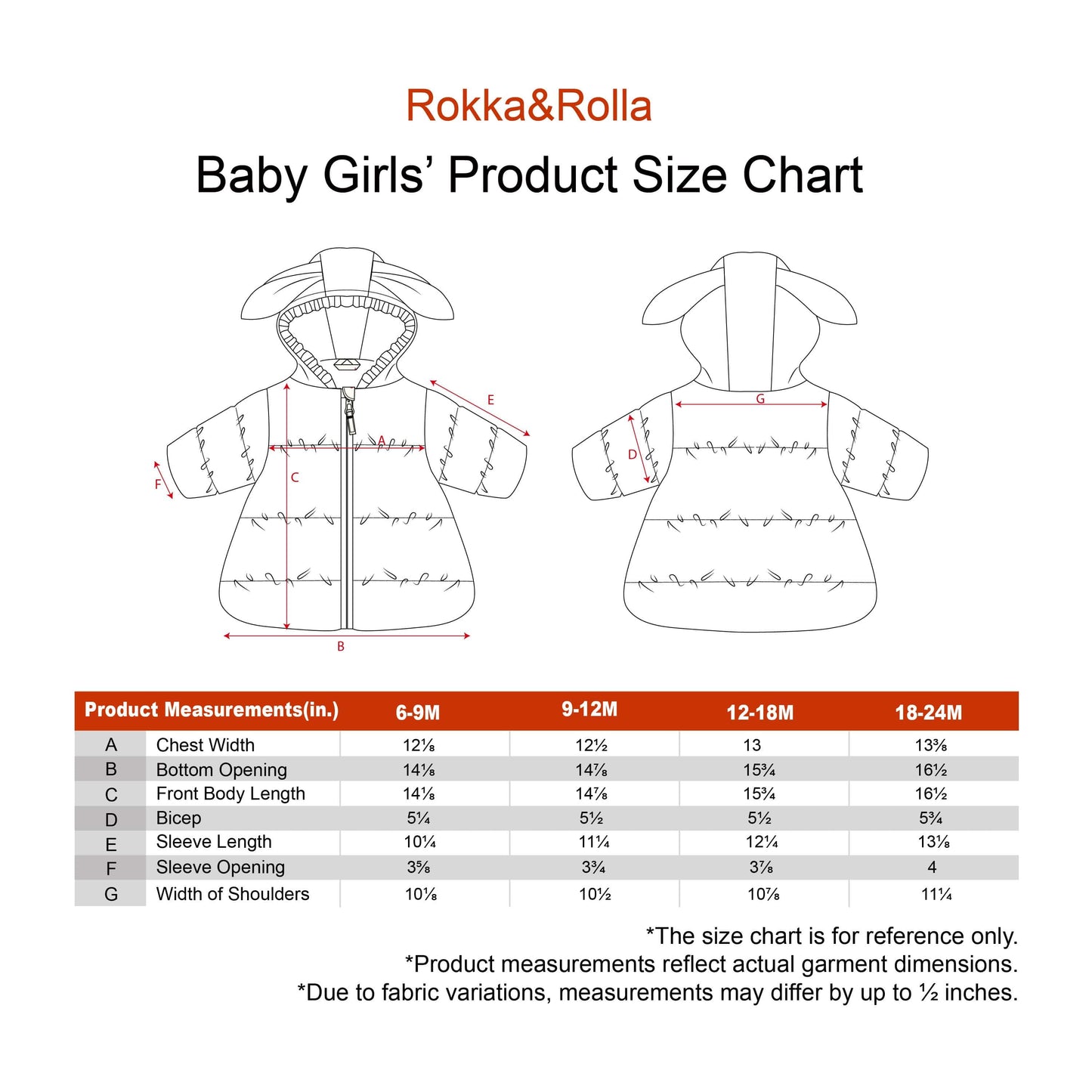 Infant Girls' Soft Fur Hooded Puffer Jacket Baby & Toddler Outerwear Rokka & Rolla