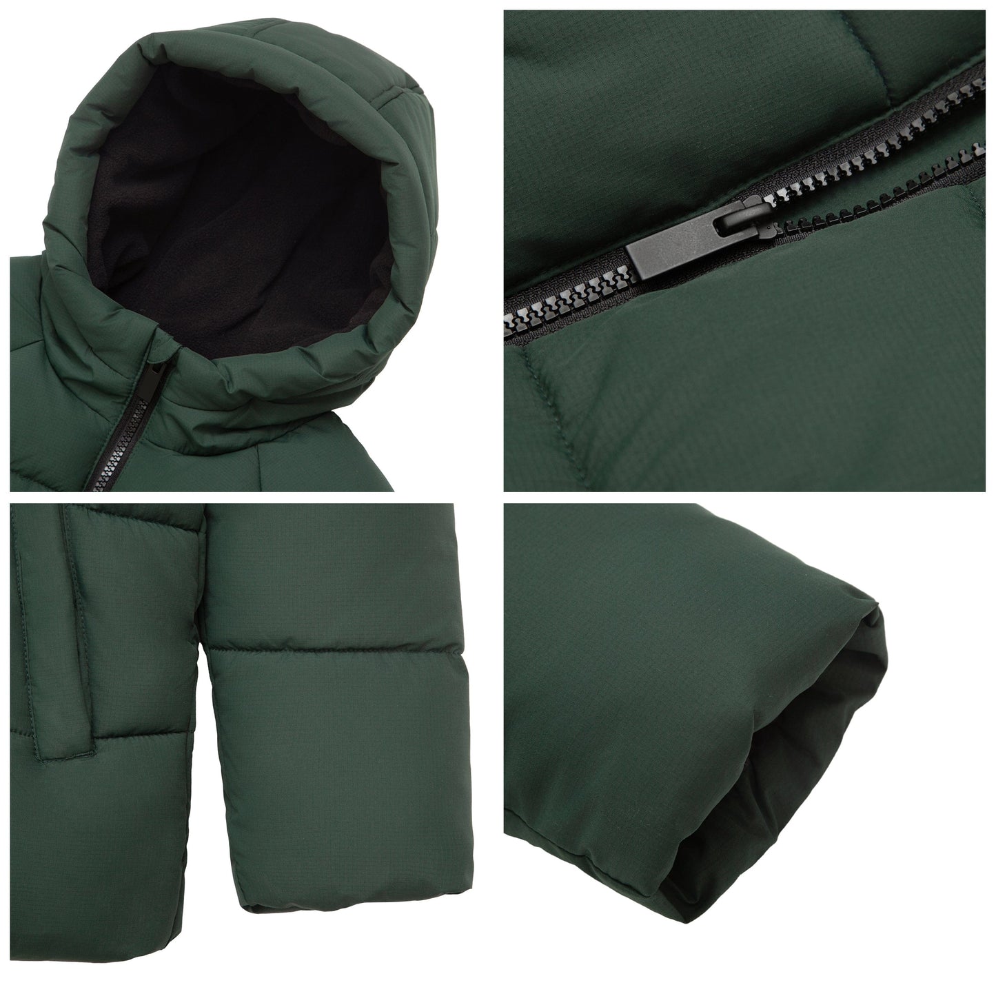 Little and Big Boys' Urban Shield Ripstop Puffer Jacket Rokka&Rolla
