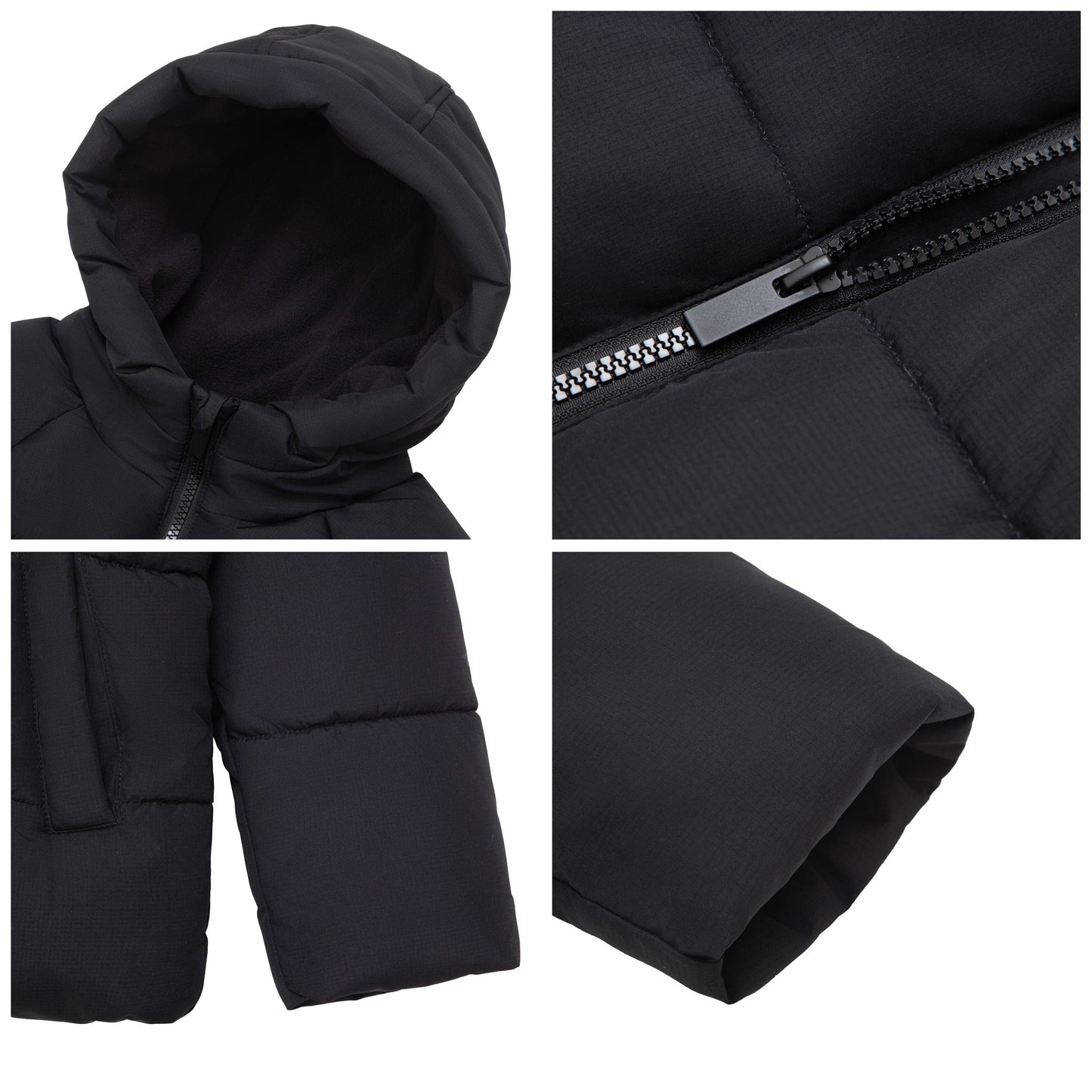 Little and Big Boys' Urban Shield Ripstop Puffer Jacket Rokka&Rolla