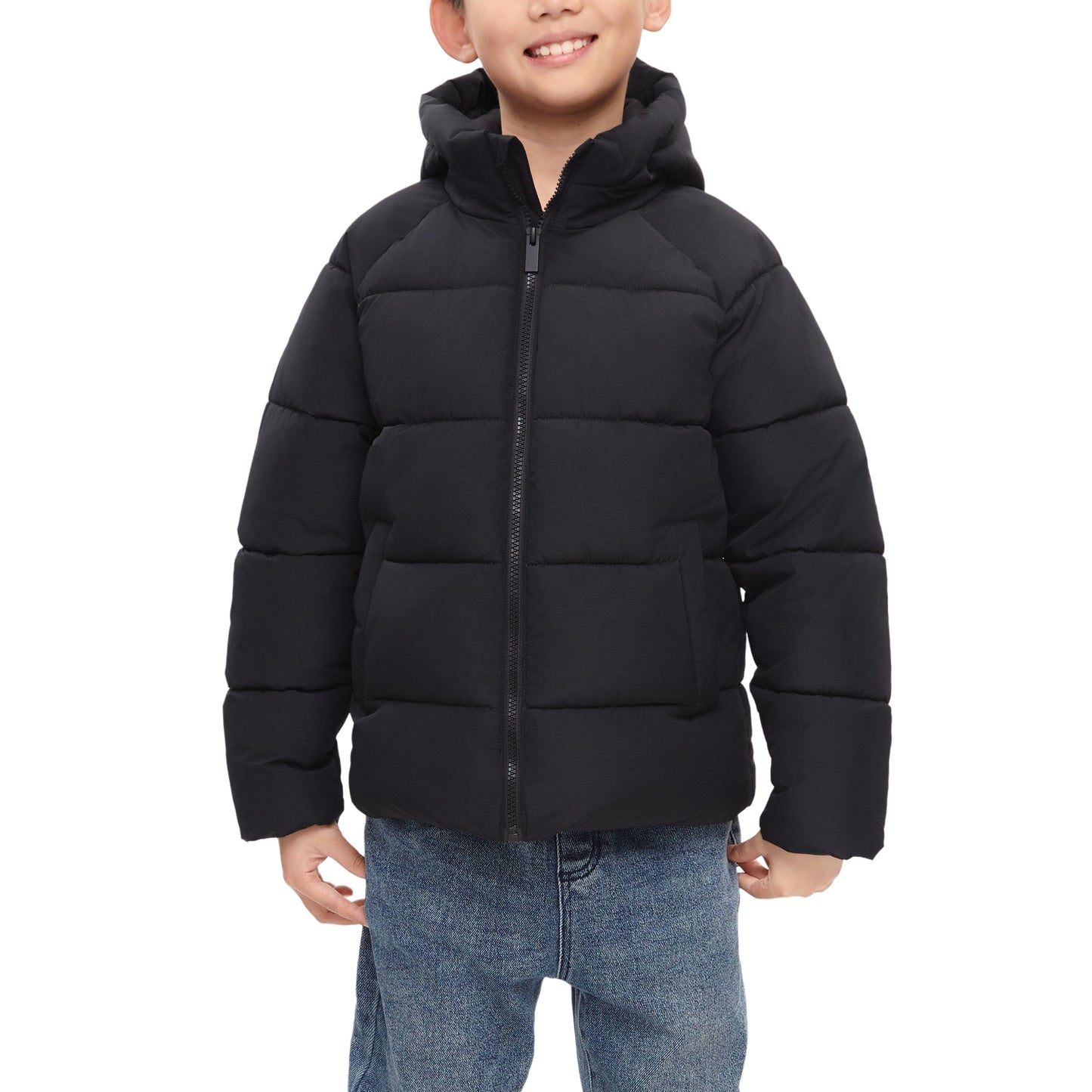Little and Big Boys' Urban Shield Ripstop Puffer Jacket Rokka&Rolla