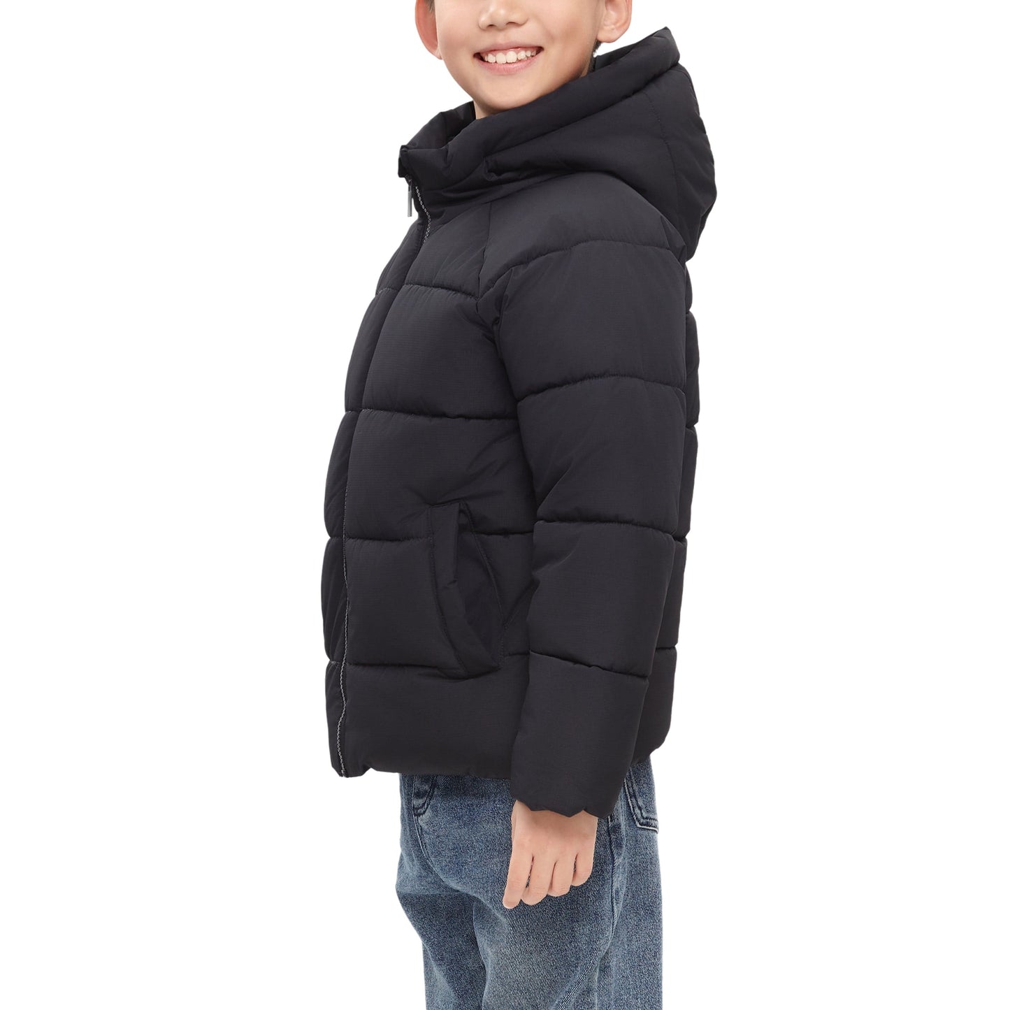 Little and Big Boys' Urban Shield Ripstop Puffer Jacket Rokka&Rolla