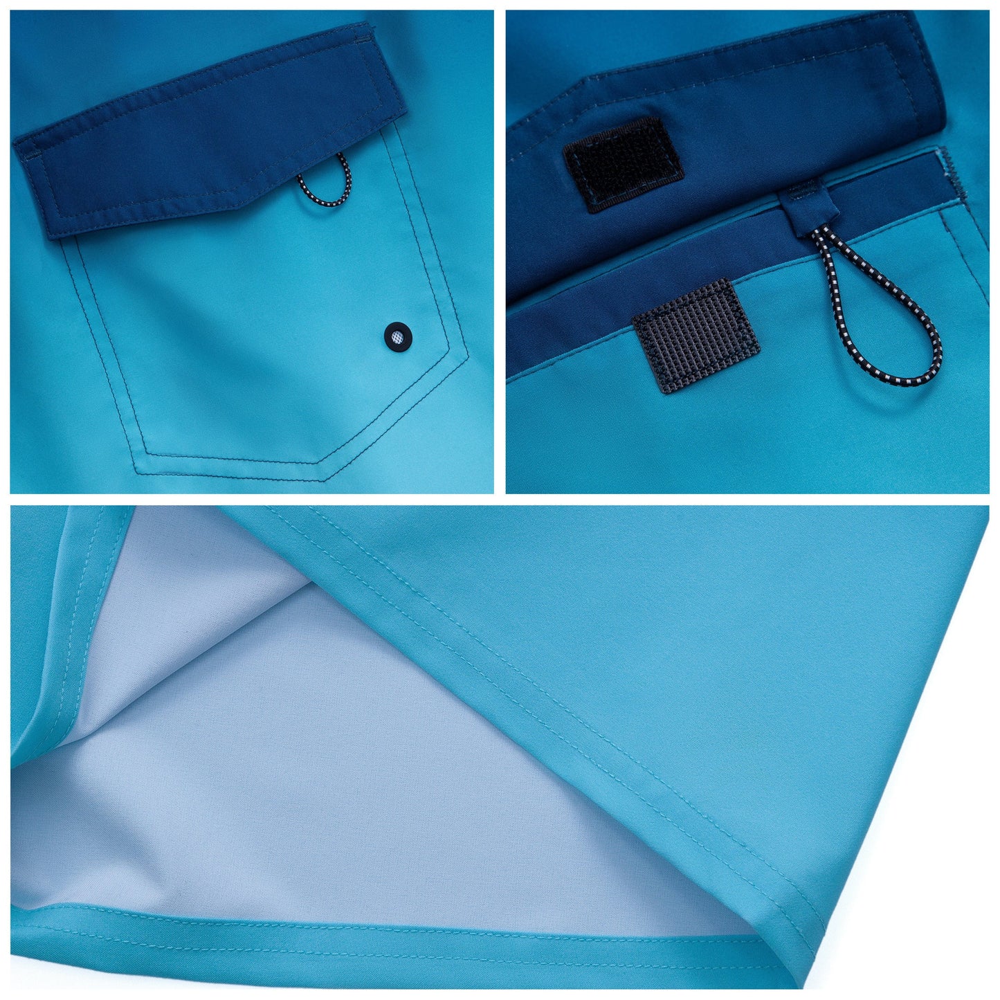 Men's 4-Way Stretch Beach Shorts Swimwear Rokka & Rolla