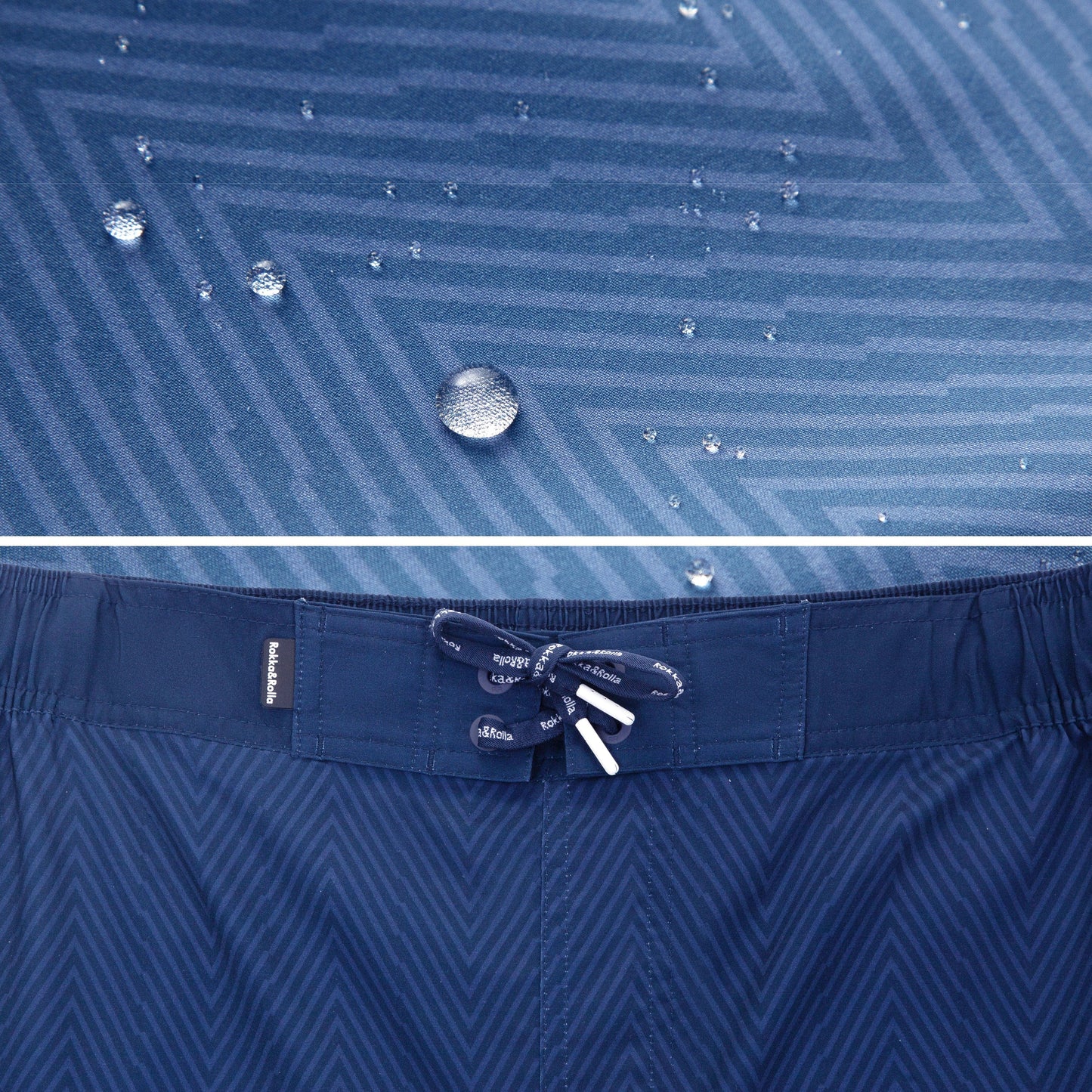 Men's 4-Way Stretch Board Shorts 9" Quick Dry Beach Swimwear Swimwear Rokka & Rolla