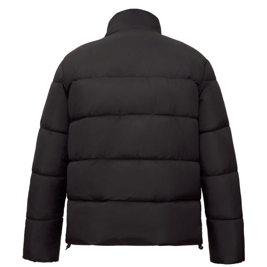 Men's Essential Puffer Jacket Water Resistant Insulated Winter Coat Stand Collar - Black Coats & Jackets Rokka&Rolla