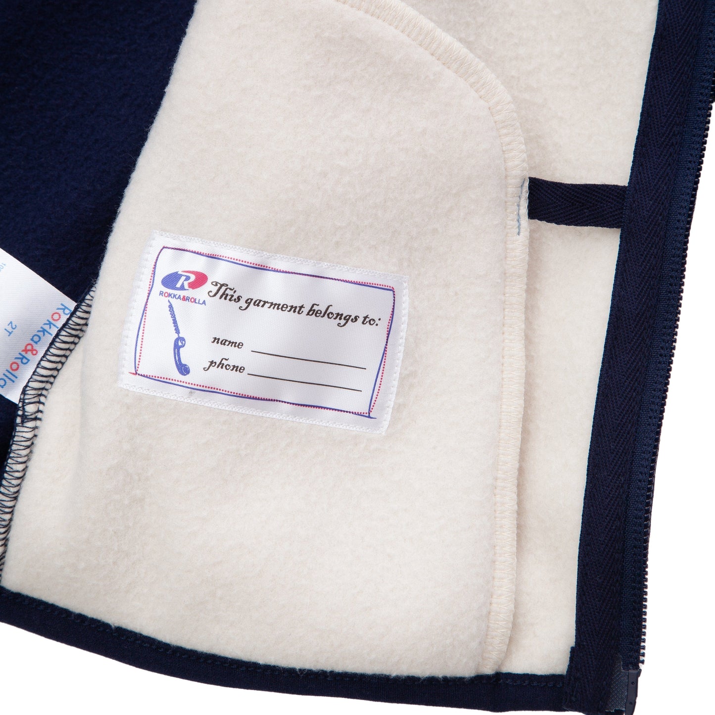 Rokka & Rolla Toddler Fleece Jacket with Stand-Up Collar Rokka&Rolla