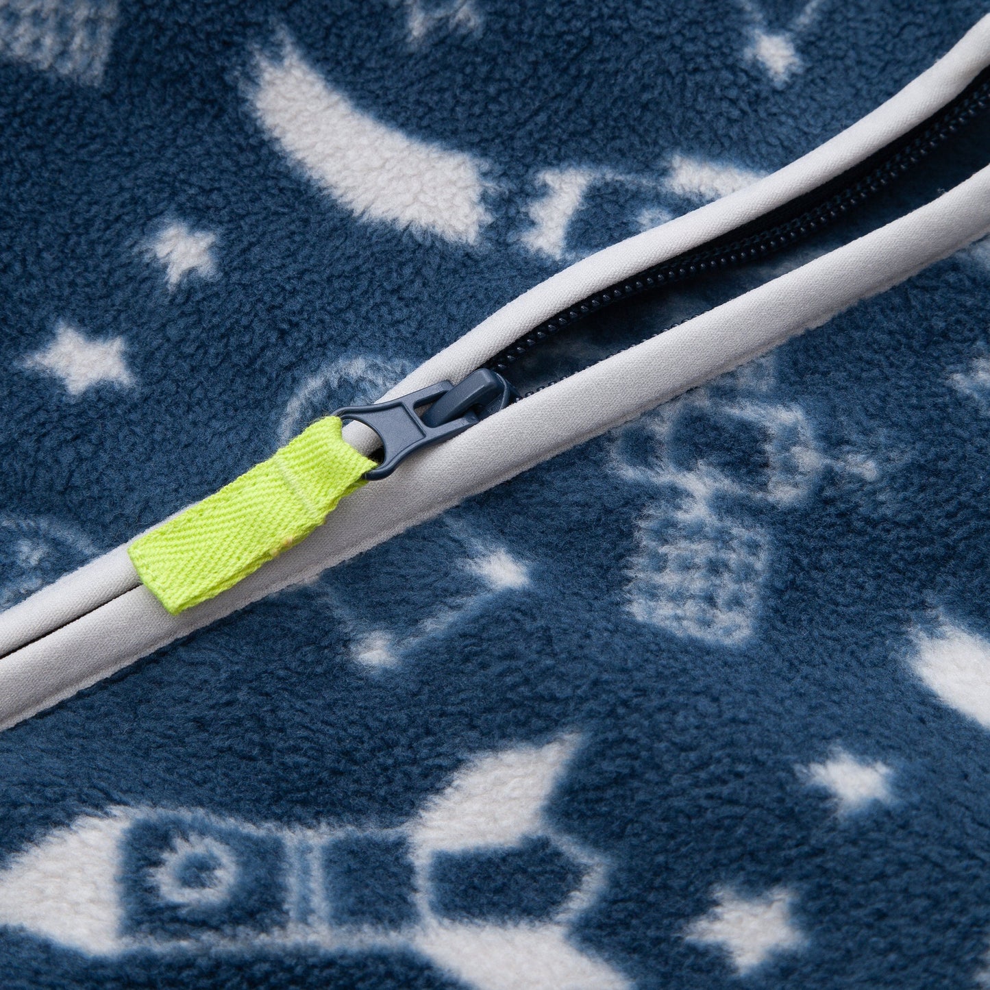 Toddler Fleece Jacket with Stand-Up Collar - Navy Rocket Baby & Toddler Outerwear Rokka&Rolla