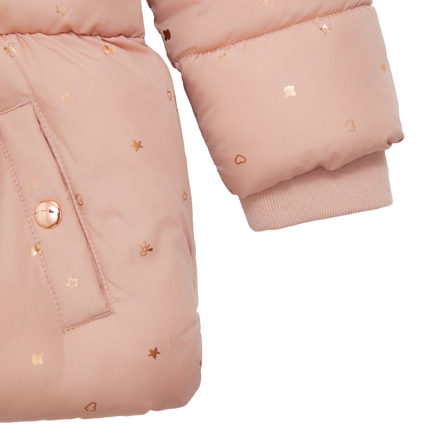 Toddler Girls' Soft Faux Mini-Fur Lined Puffer Jacket Winter Coat Rokka&Rolla