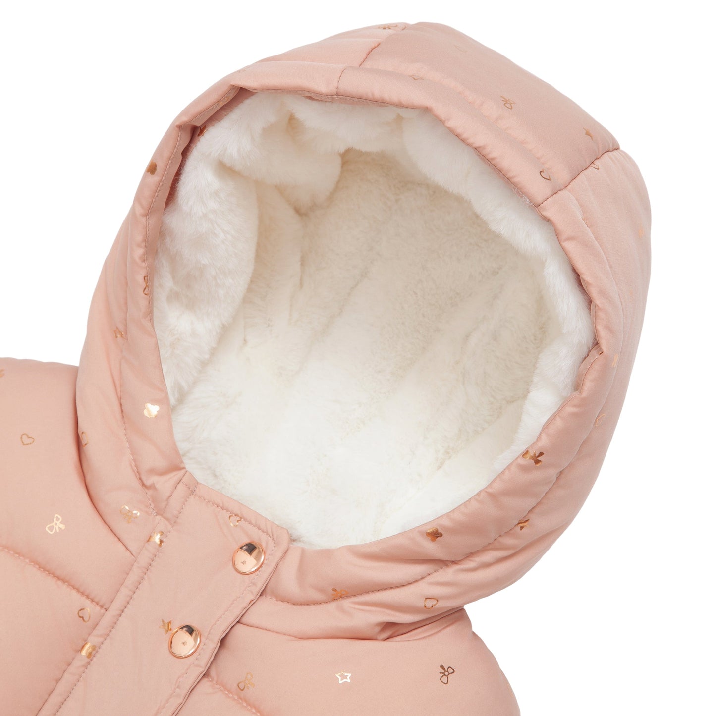 Toddler Girls' Soft Faux Mini-Fur Lined Puffer Jacket Winter Coat Rokka&Rolla