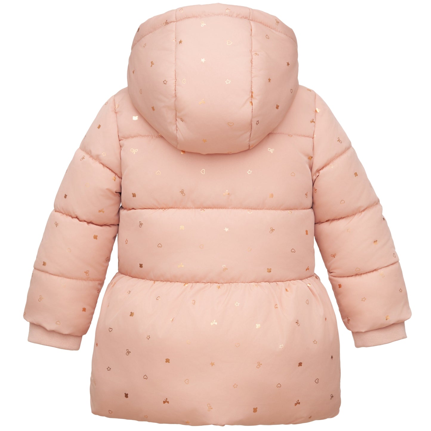Toddler Girls' Soft Faux Mini-Fur Lined Puffer Jacket Winter Coat Rokka&Rolla