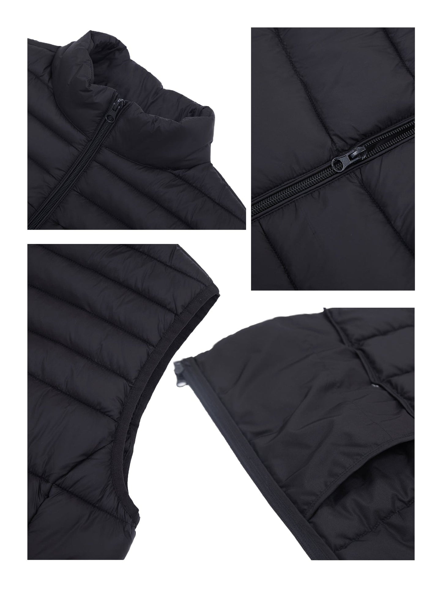 Women's Lightweight Puffer Vest Vests Rokka & Rolla