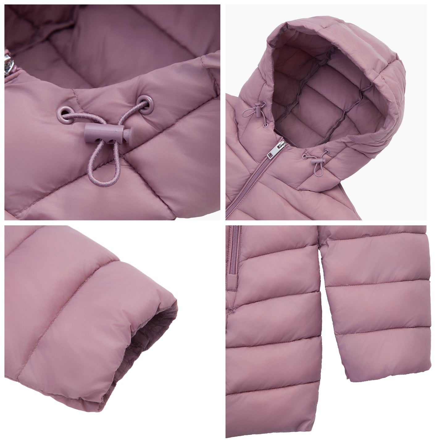 Women's Ultra Light Packable Long Puffer Jacket Coats & Jackets Rokka & Rolla