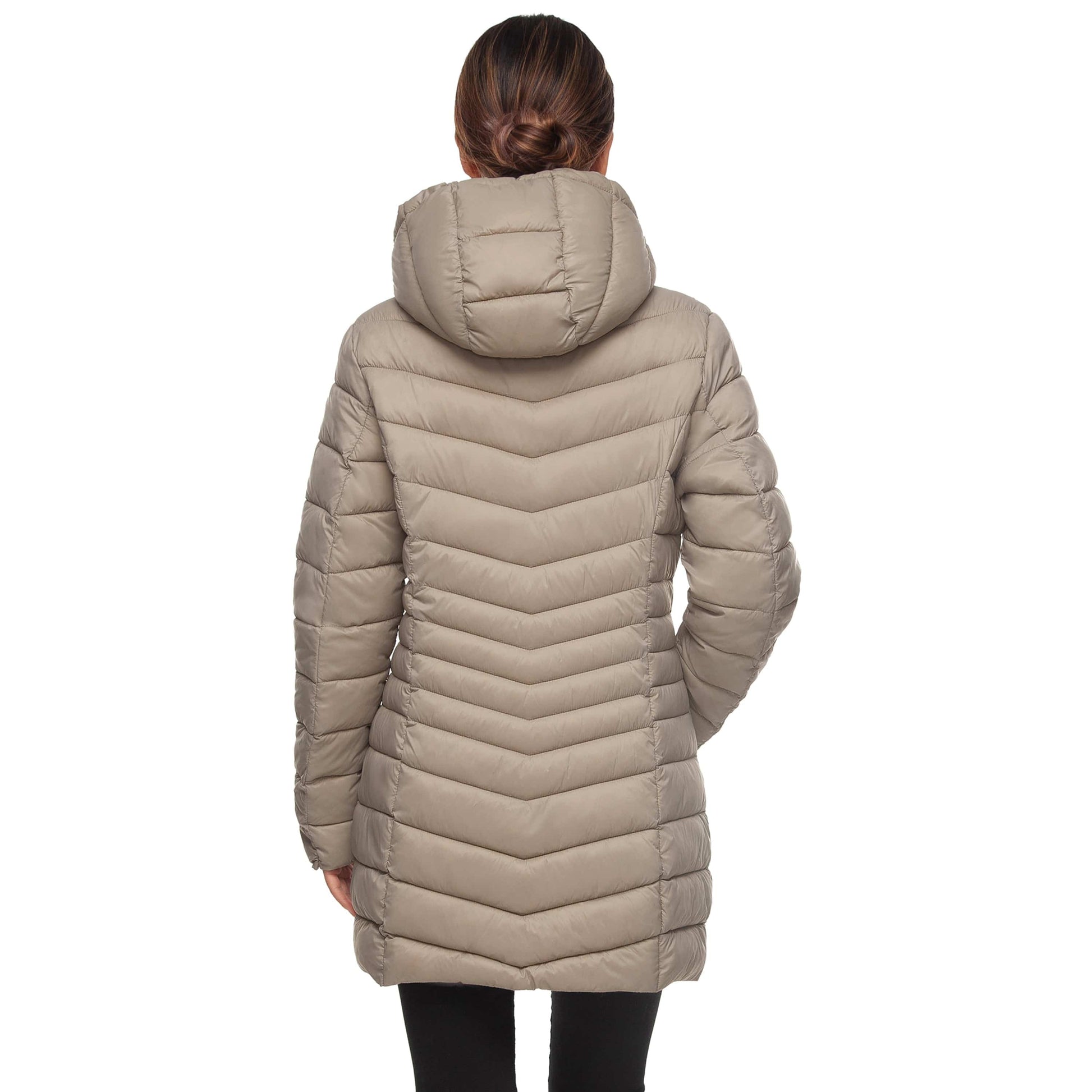 Women's Ultra Light Packable Long Puffer Jacket Coats & Jackets Rokka & Rolla
