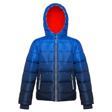 Boys' Heavyweight Puffer Jacket Bubble Coat Coats & Jackets XS (4-5) / Blue Gradient Rokka & Rolla