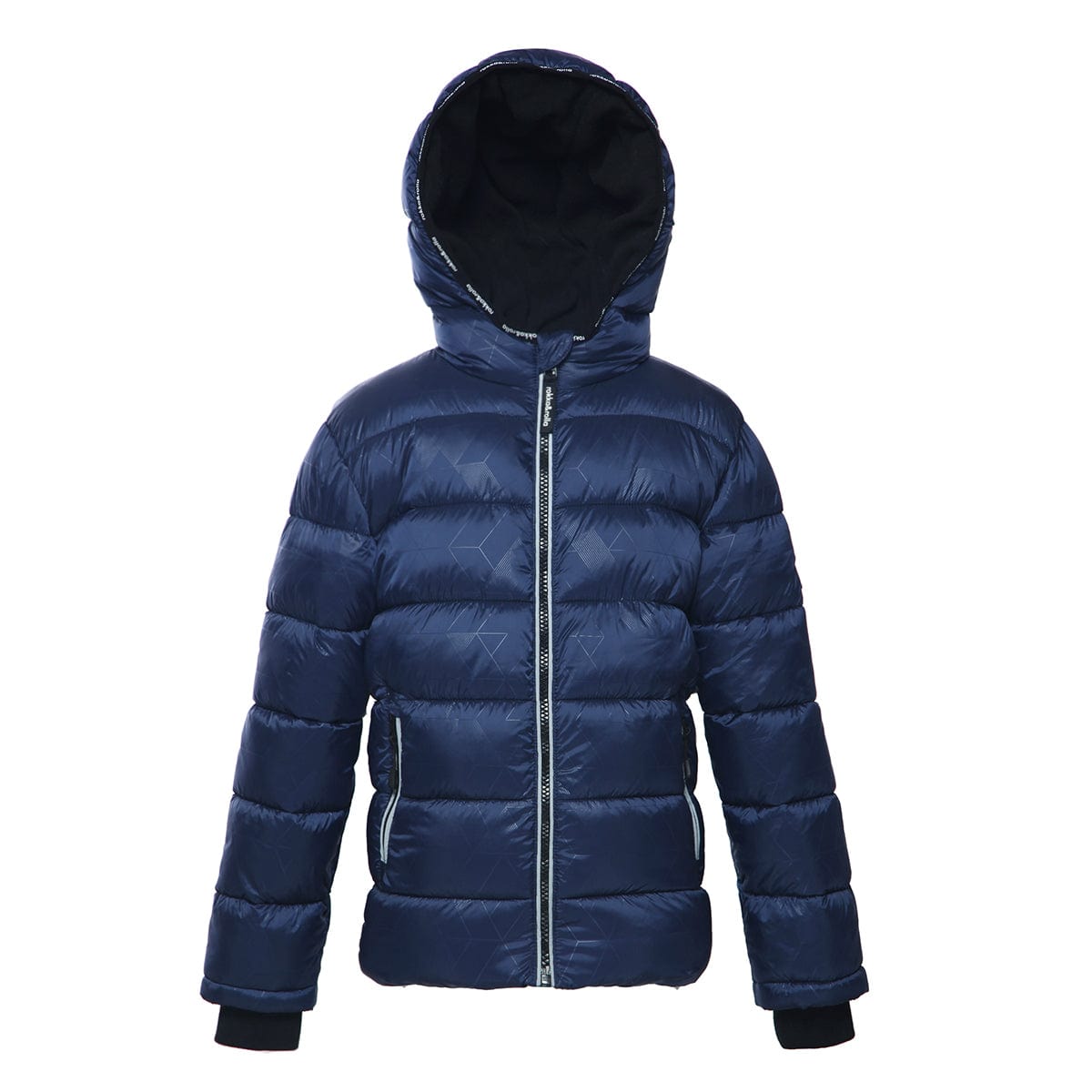 Boys' Heavyweight Puffer Jacket Bubble Coat Coats & Jackets XS (4-5) / Geo Emboss Rokka & Rolla