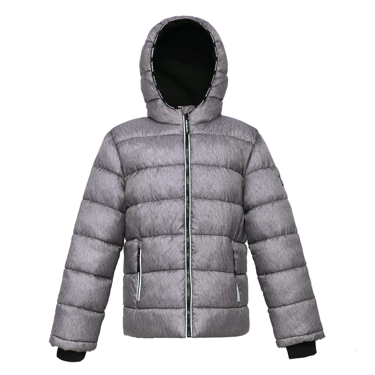 Boys' Heavyweight Puffer Jacket Bubble Coat Coats & Jackets XS (4-5) / Heather Gray Rokka & Rolla