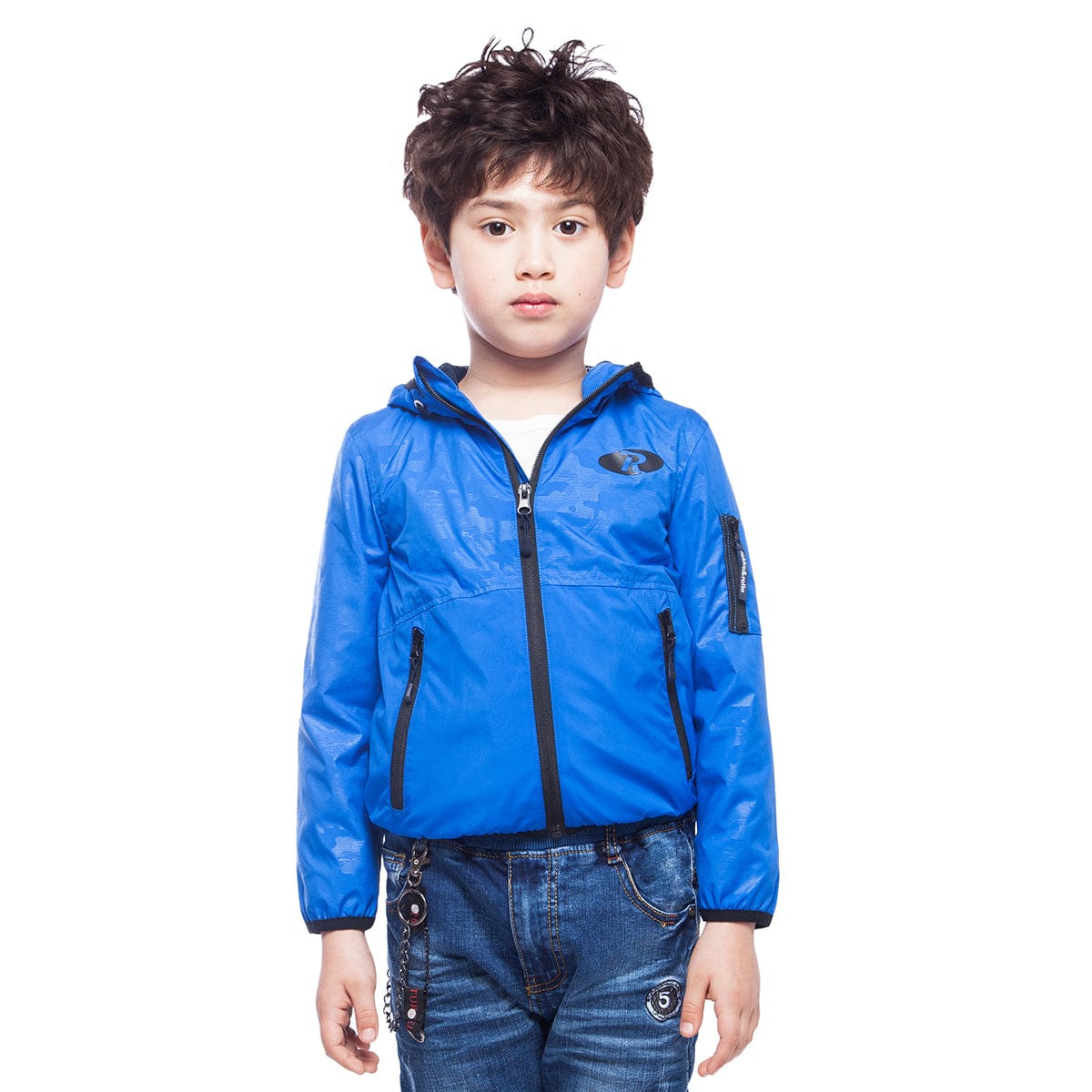 Boys' Lightweight Hooded Windbreaker Coats & Jackets Rokka & Rolla