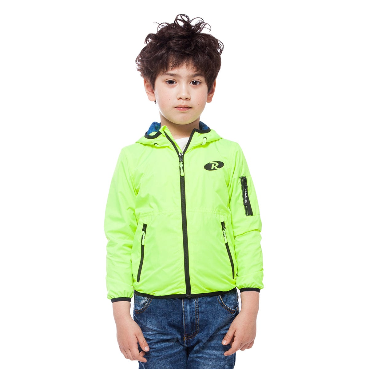 Boys' Lightweight Hooded Windbreaker Coats & Jackets Rokka & Rolla