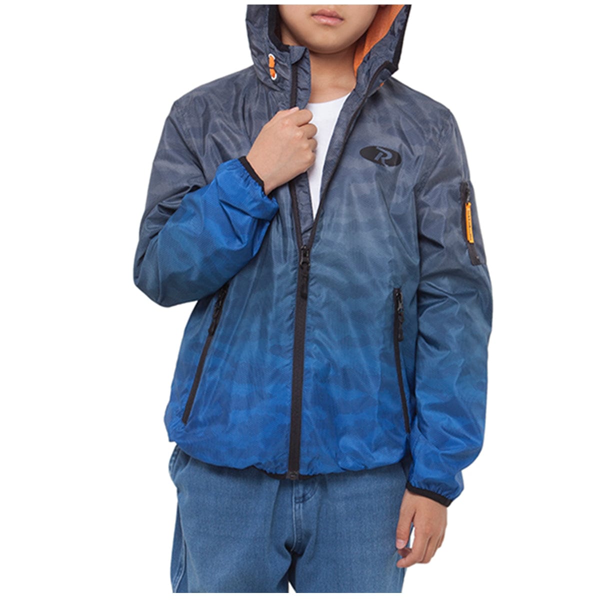 Boys' Lightweight Hooded Windbreaker Coats & Jackets Rokka & Rolla