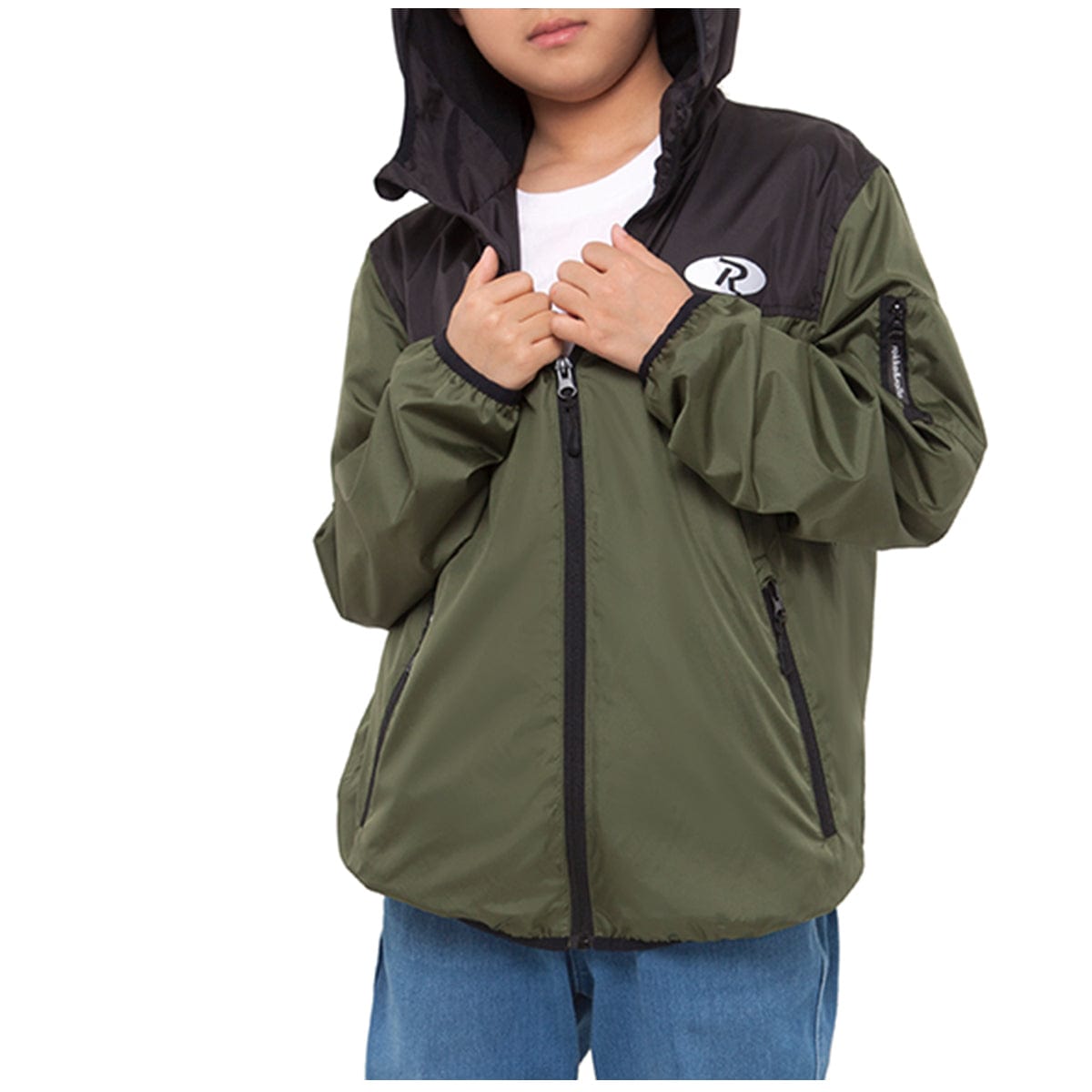 Boys' Lightweight Hooded Windbreaker Coats & Jackets Rokka & Rolla