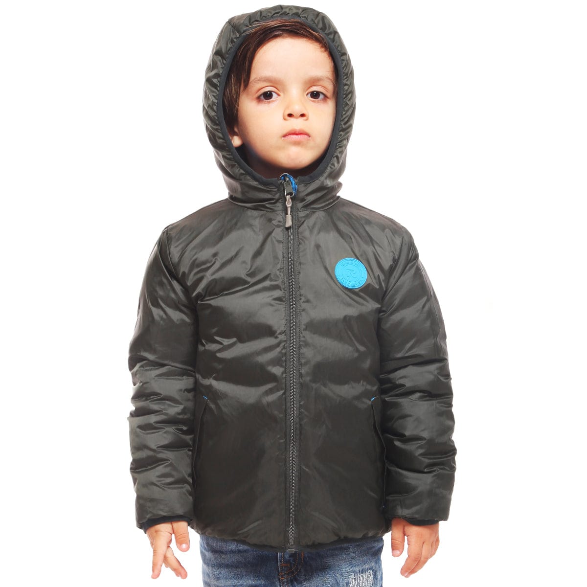 Boys' Reversible Lightweight Puffer Jacket Rokka & Rolla