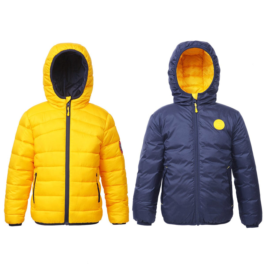Boys' Reversible Lightweight Puffer Jacket XS (4-5) / Spectra Yellow Rokka & Rolla