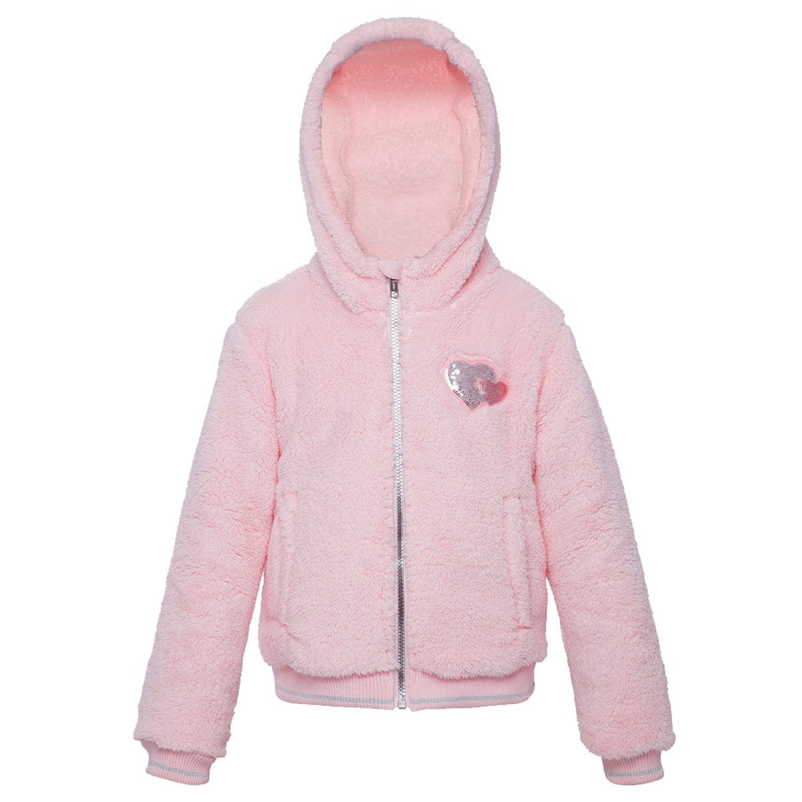 Girl's Sherpa Fleece Lined Jacket XS / Pink Rokka & Rolla