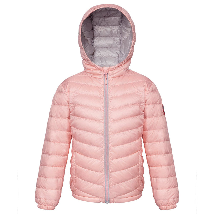 Girls' Ultra Light Packable Down Puffer Jacket Coats & Jackets XS (4-5) / Sweet Pink Rokka & Rolla