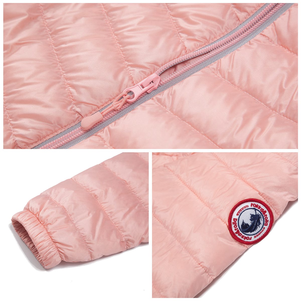 Girls' Ultra Light Packable Down Puffer Jacket Rokka & Rolla