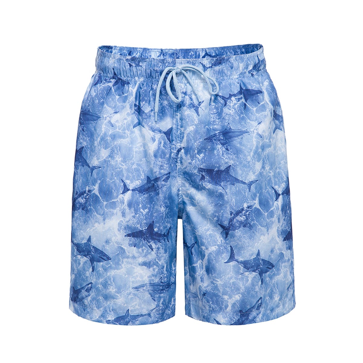 Men's Quick Dry Mesh Lined Swim Trunks S / Marble Shark Rokka & Rolla