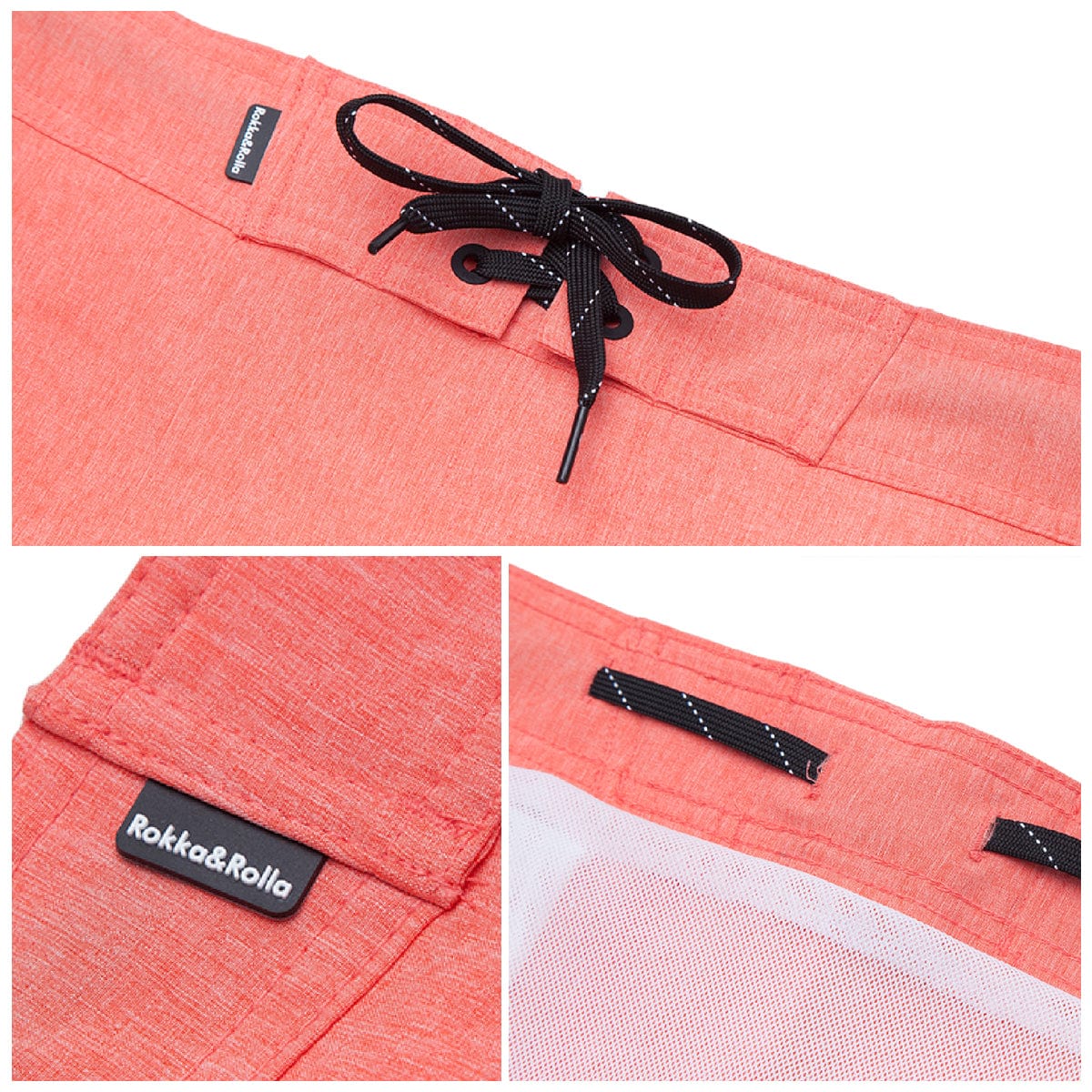 Men's Quick Dry Mesh Lined Swim Trunks Swimwear Rokka & Rolla