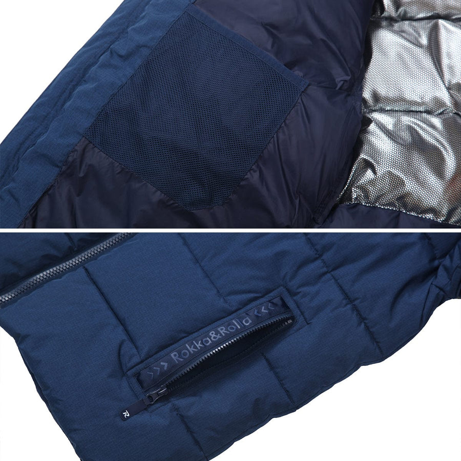 Men's Thermal Reflective Heavy Puffer Jacket Rokka & Rolla