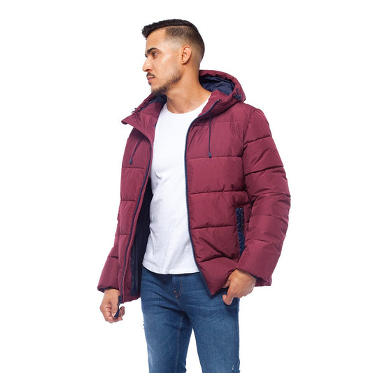 Men's Thermal Reflective Heavy Puffer Jacket Rokka & Rolla