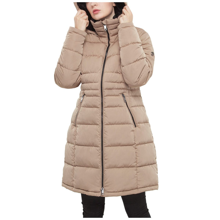 Women's Heavy Long Puffer Jacket Winter Coat Rokka & Rolla
