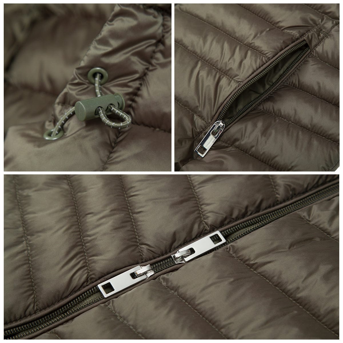Women's Ultra Light Packable Long Puffer Jacket Rokka & Rolla