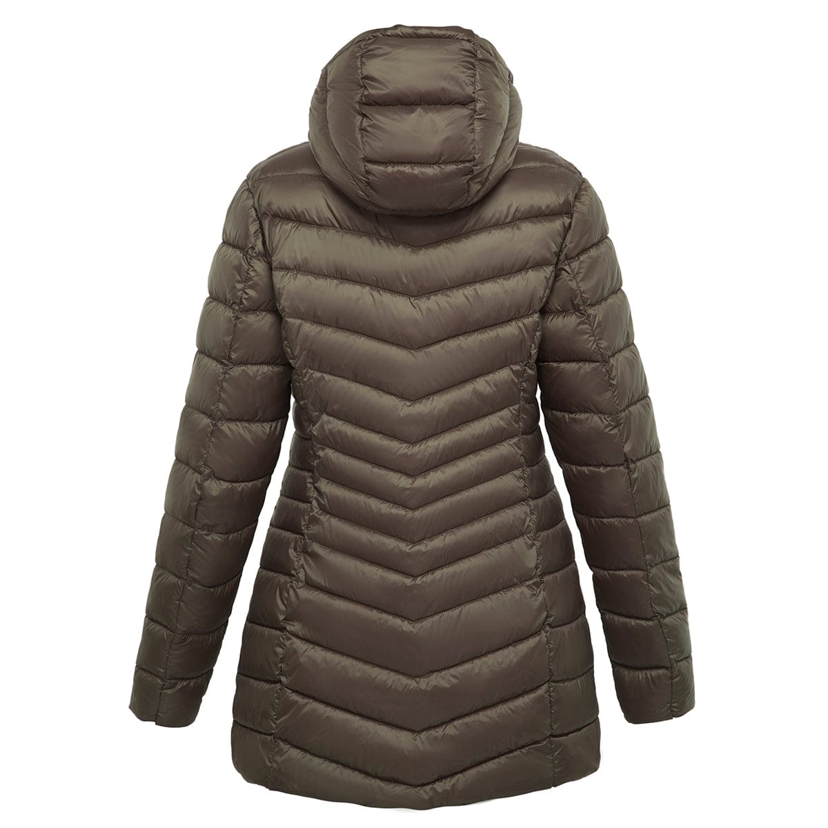 Women's Ultra Light Packable Long Puffer Jacket Rokka & Rolla