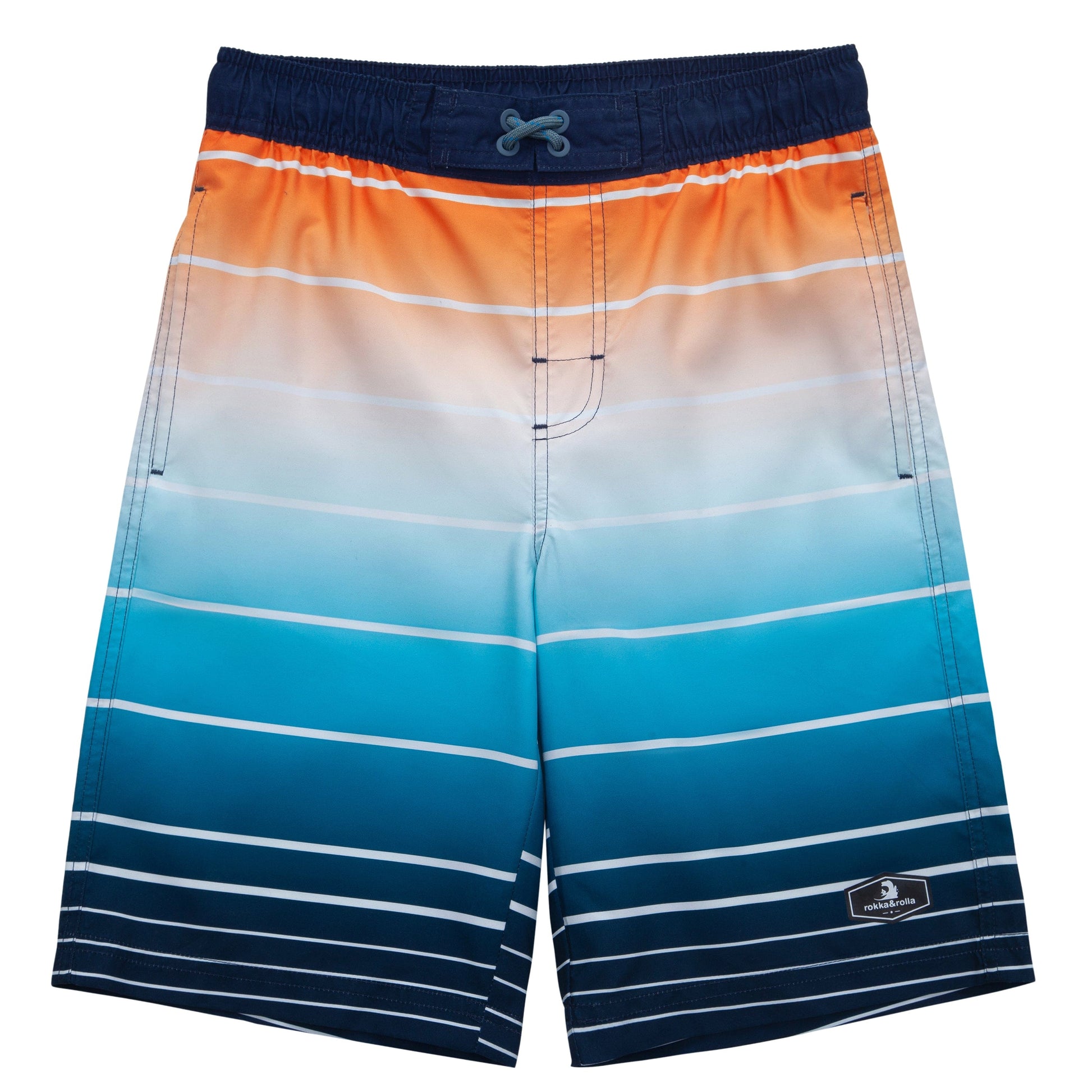 Boys' Quick Dry Mesh Lined Swim Trunks - Rokka&Rolla